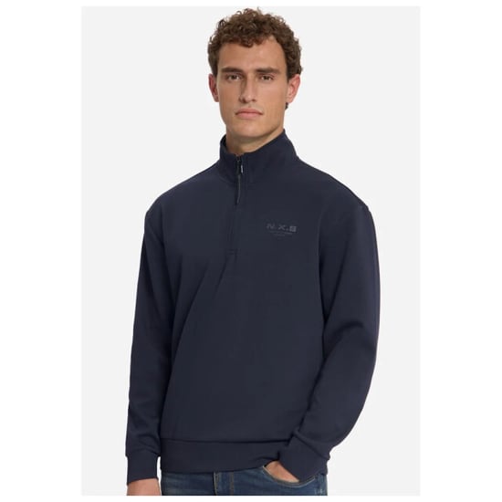 No Excess Sweater half zip dark night - Image 6
