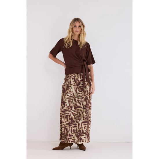 Tramontana Skirt print browns - Image 3