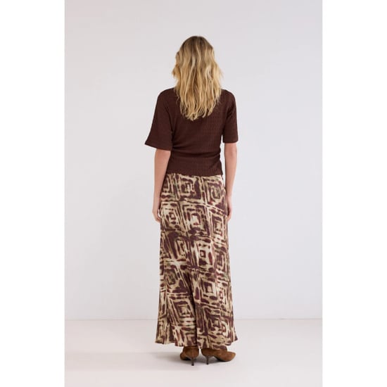 Tramontana Skirt print browns - Image 4
