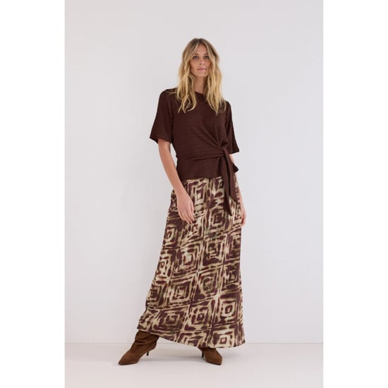 Tramontana Skirt print browns - Image 5