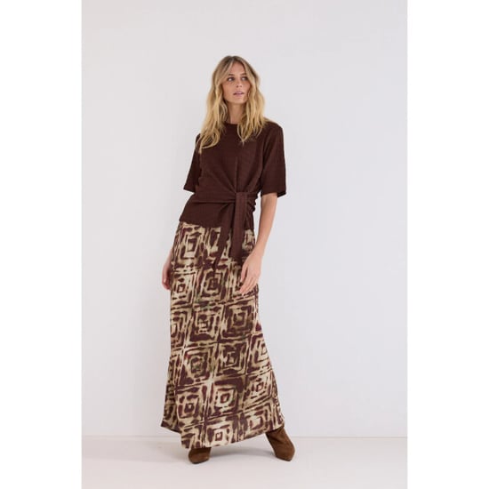 Tramontana Skirt print browns - Image 6
