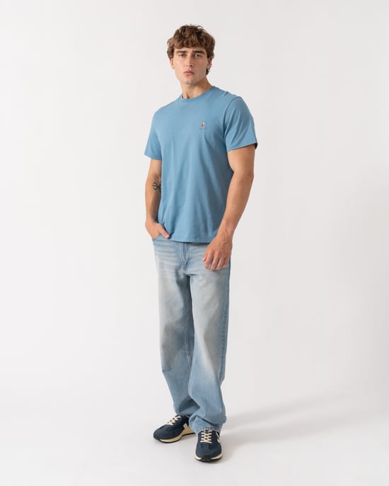 Short Sleeve T-Shirt in Light Blue - Image 4