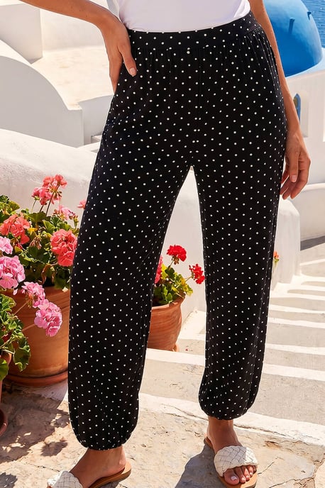 Polka Dot Balloon Trouser - Image 2