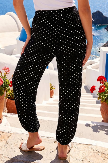 Polka Dot Balloon Trouser - Image 3