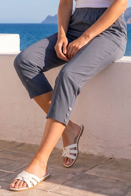 Petite Bengaline Cropped Trouser - Image 2