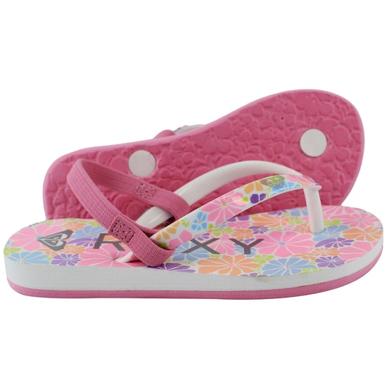 Roxy TW Pebbles VI Kids Pink Sandals - Image 4