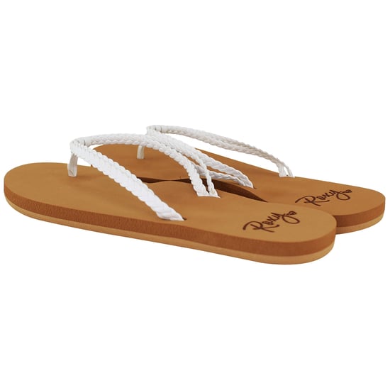 Roxy Costas II Kids White Flip-Flops - Image 4
