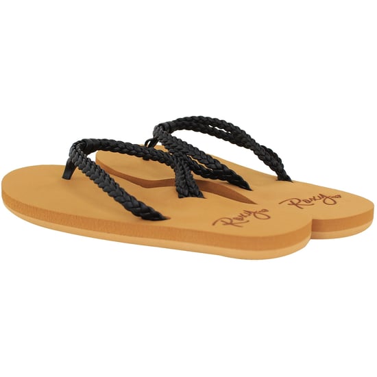 Roxy Costas II Kids Black Flip-Flops - Image 4