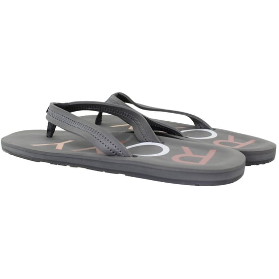 Roxy Vista III Womens Grey Flip-Flops - Image 4