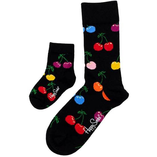 Happy Socks 2-Pack Black Cherry Mini & Me Gift Set - Image 2
