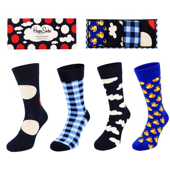 Happy Socks 4-Pack Multicolour My Favourite Blues Gift Set - Image 1