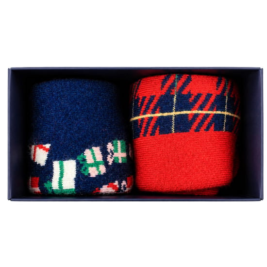 Happy Socks 2-Pack Multicolour Holiday Cozy Gift Set - Image 5