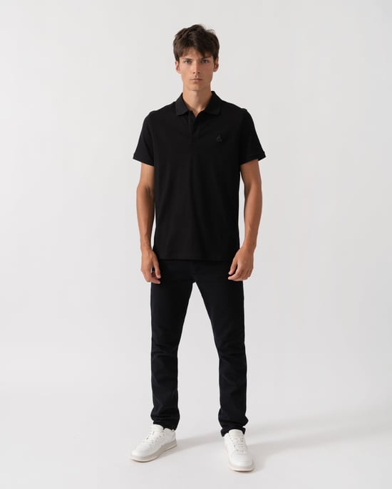 Regular Fit Short Sleeve Logo Detail Polo Shirt - Image 4