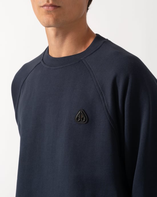 Relaxed Fit Long Sleeve Logo Detail Sweatshirt in Charcoal - Image 4