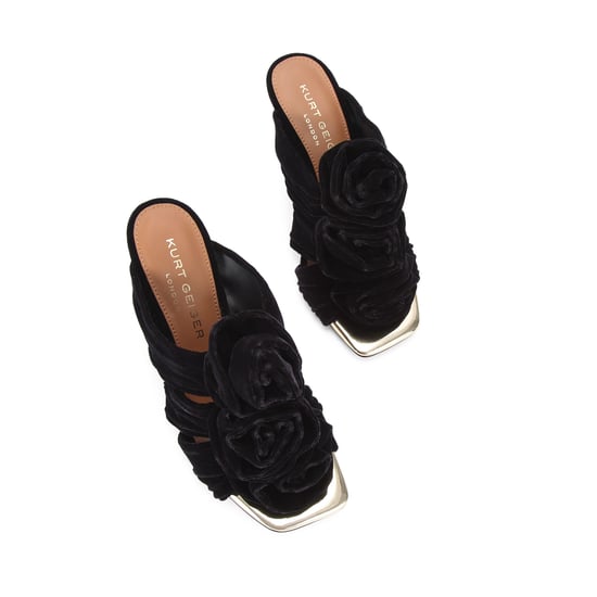Kurt Geiger London Velvet Bloom Mule Mules - Image 2
