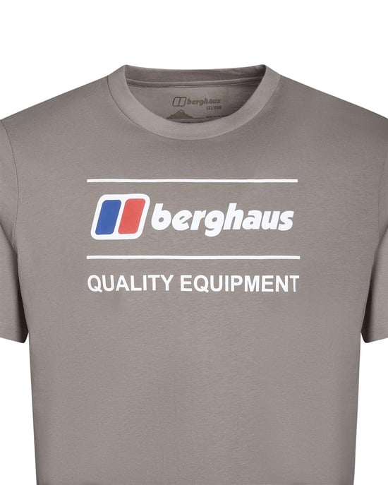 Berghaus Quality Equipment Logo T Shirt Tan - Image 2