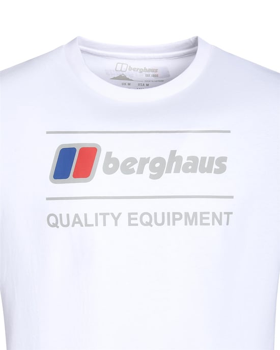 Berghaus Quality Equipment Logo T Shirt White - Image 2