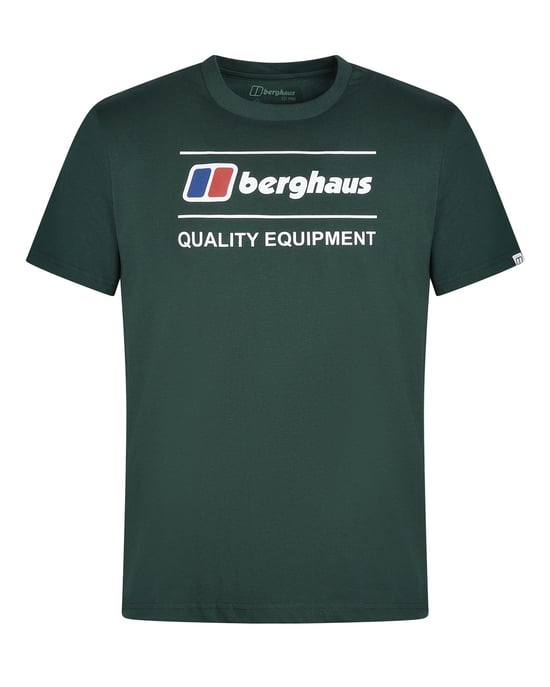 Berghaus Quality Equipment Logo T Shirt Dark Green - Image 1