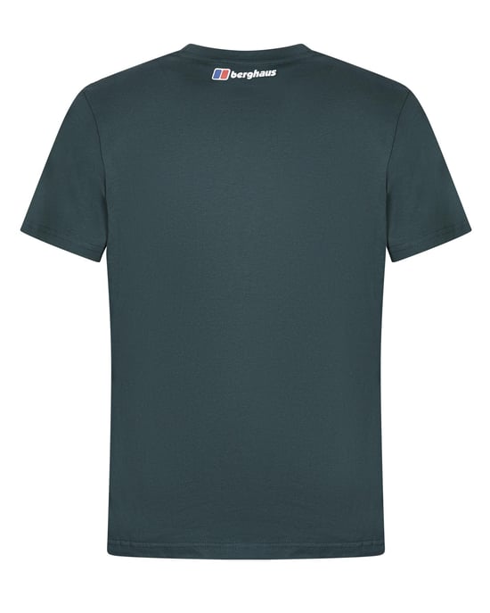 Berghaus Quality Equipment Logo T Shirt Dark Green - Image 3