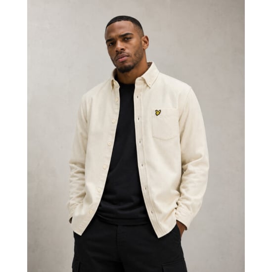Lyle and Scott Lw1920v plain flanel y115 white - Image 1