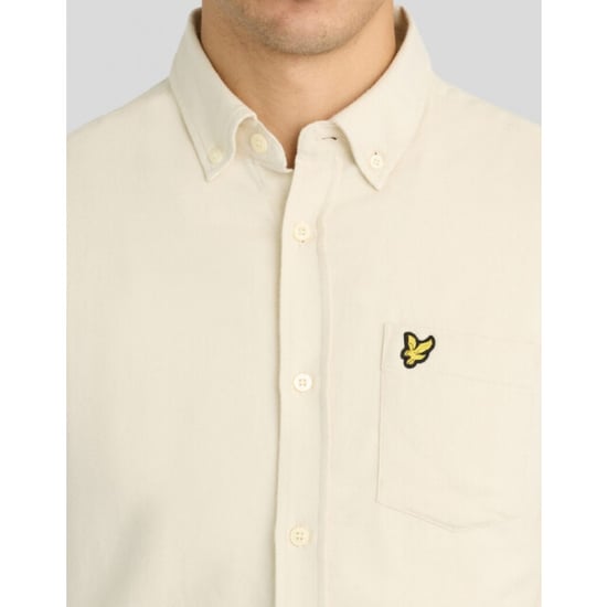 Lyle and Scott Lw1920v plain flanel y115 white - Image 3