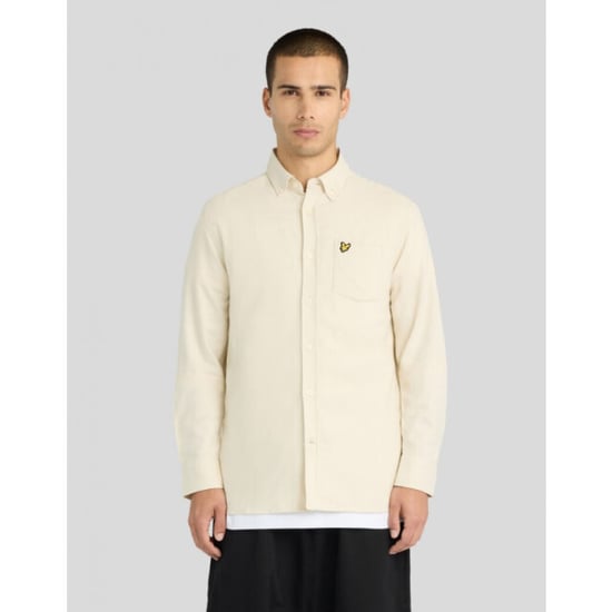 Lyle and Scott Lw1920v plain flanel y115 white - Image 5
