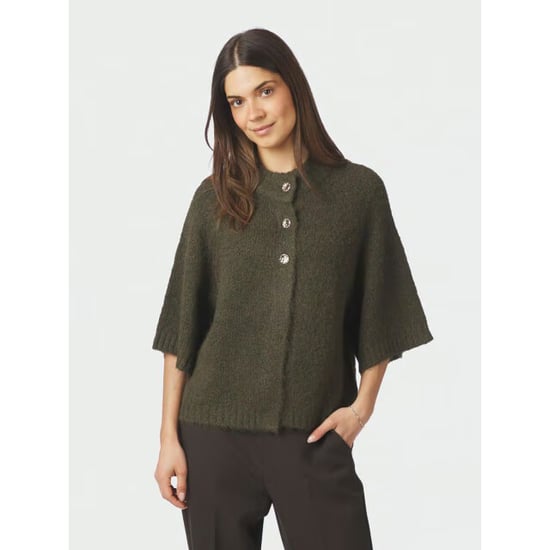 Neo Noir benuta fluffy knit cardigan 165816 151 army - Image 3