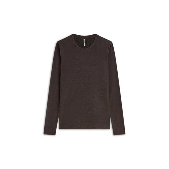 Summum 3s5170-30644 754 basic tee soft lurex jersey dark chocolate - Image 2