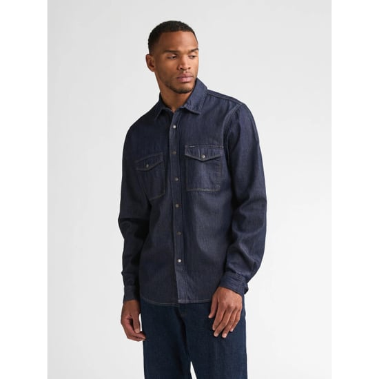 Petrol Industries Heren overshirt m-3060-sil414 5079 dark indigo - Image 1