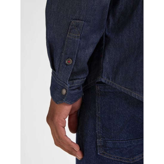 Petrol Industries Heren overshirt m-3060-sil414 5079 dark indigo - Image 2
