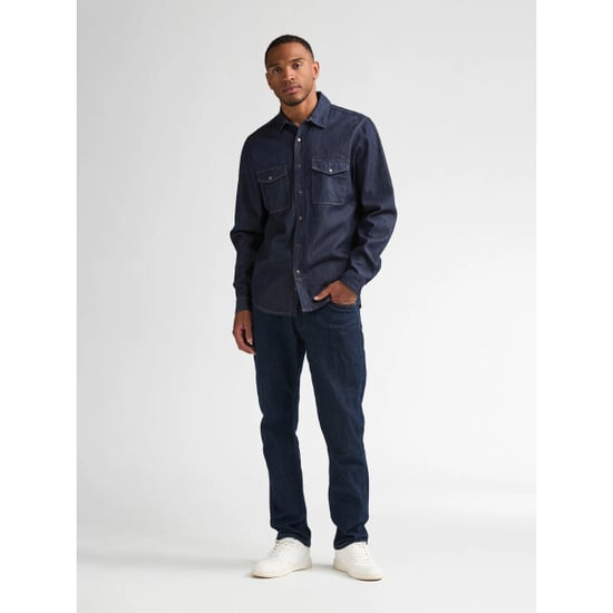 Petrol Industries Heren overshirt m-3060-sil414 5079 dark indigo - Image 4