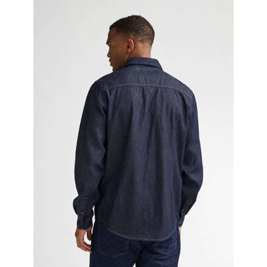 Petrol Industries Heren overshirt m-3060-sil414 5079 dark indigo - Image 5
