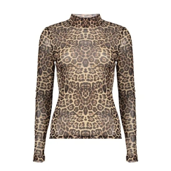 Geisha 62582-14 720 top mesh turtle leopard sand/black - Image 1