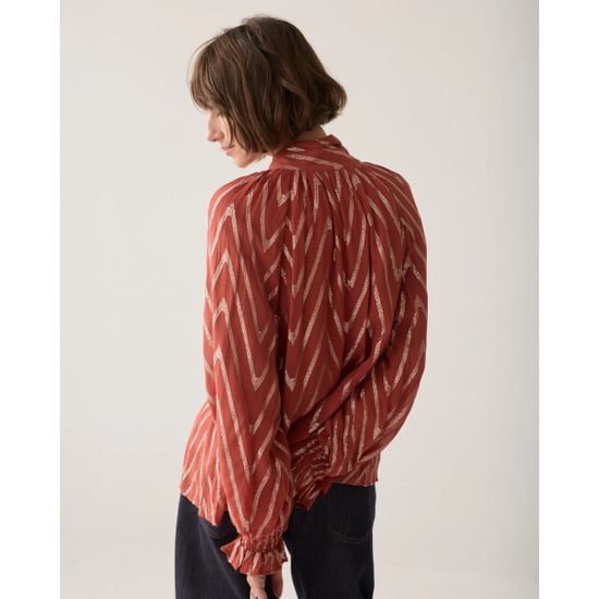 Summum 2s3533-12527 508 top viscose georgette metallic goji berry - Image 4