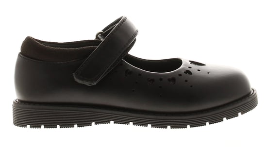 Princess Stardust Girls School Shoes Heartful black - Image 2