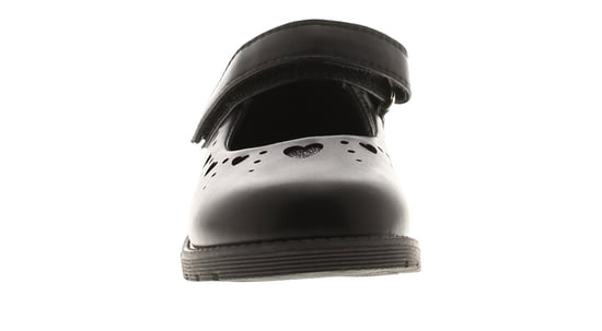 Princess Stardust Girls School Shoes Heartful black - Image 3