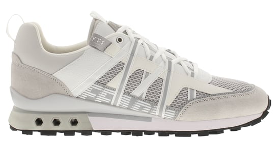 CRUYFF Mens Trainers Fearia Futura Lace Up white silver - Image 2