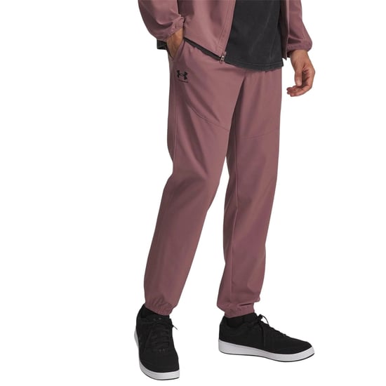 Under Armour Mens Vibe Relaxed Fit Joggers (Maroon) - Image 1