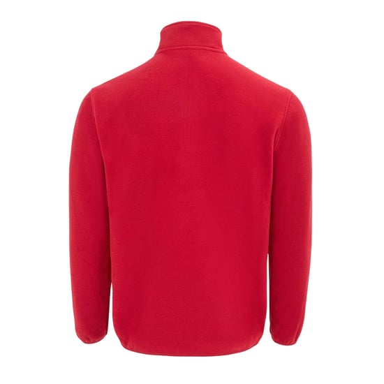 Donnay Mens Quarter Zip Fleece Jacket (Red) - Image 2