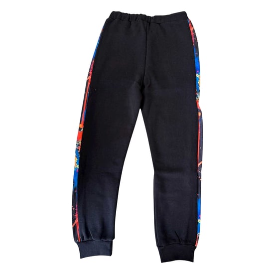 DFND London Kinderen Abstracte Slim Joggers (Zwart/Multi-kleur) - Image 2