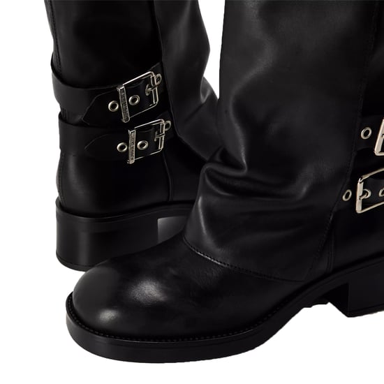 Steve Madden Dames Bonfire Trench Metallic Blokhak Enkellaarsjes (Zwart) - Image 3
