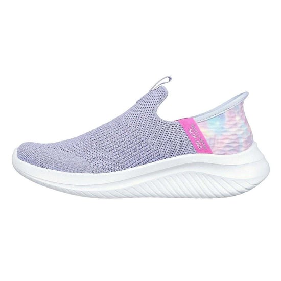 Skechers Meisjes Ultra Flex 3.0 Tie Dye Instap Schoenen (Lavendel) - Image 2