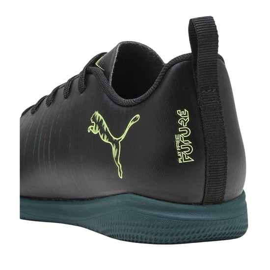 Puma Kinder Future 8 Play Indoor Voetbalschoenen (Zwart/Groen) - Image 2