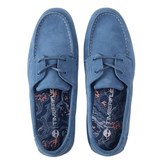 Timberland Heren Grafton Bay suède moc-toe platte loafers (Donkerblauw) - Image 3