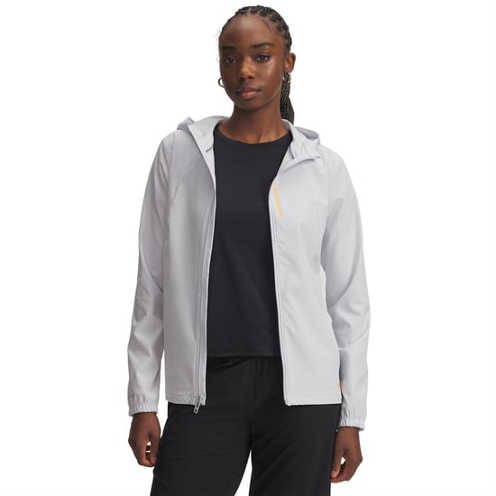 Under Armour Outrun Storm-jas met capuchon voor dames (Graystone) - Image 1