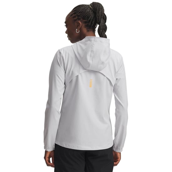 Under Armour Outrun Storm-jas met capuchon voor dames (Graystone) - Image 2