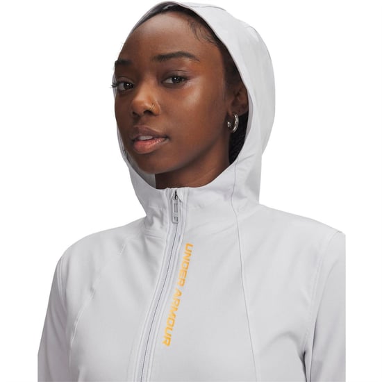 Under Armour Outrun Storm-jas met capuchon voor dames (Graystone) - Image 3