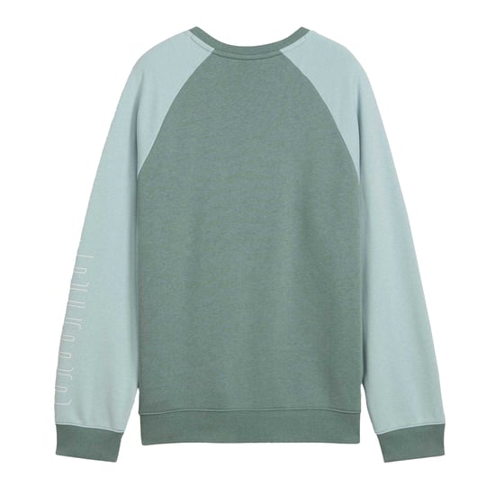 Puma Kinderen Sportstijl Relaxed Fit Raglan Lange Mouwen Sweatshirt (Groen/Maan) - Image 2