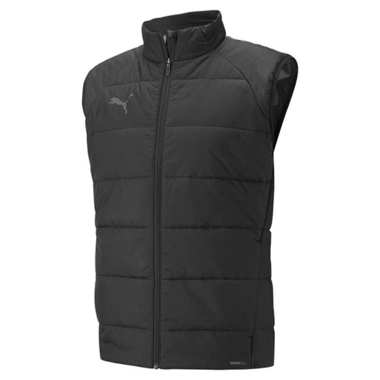 Puma Heren TeamLIGA Gequilt Mouwloos Gilet (Zwart) - Image 1