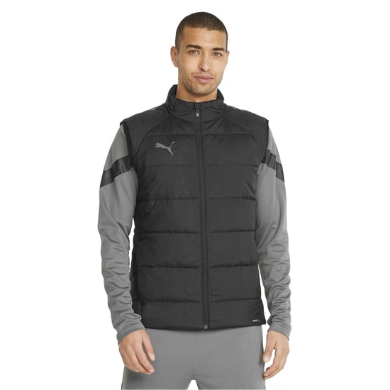 Puma Heren TeamLIGA Gequilt Mouwloos Gilet (Zwart) - Image 4